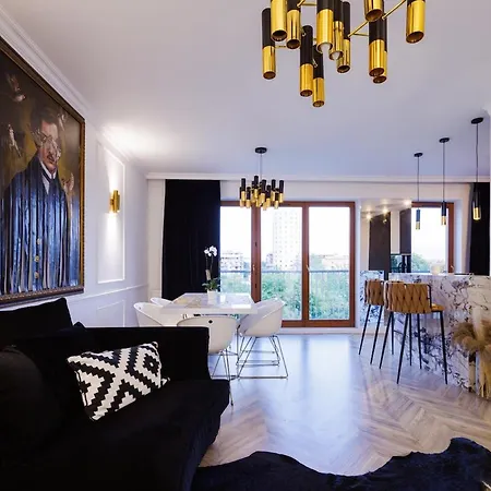아파트 Mozarta Sky Terrace Vip 2-bed 크라쿠프