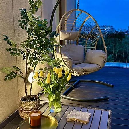 شقة Mozarta Sky Terrace Vip 2-bed كراكوفيا