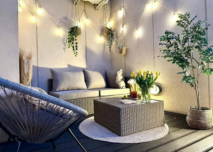 Apartman Mozarta Sky Terrace Vip 2-bed Krakkó